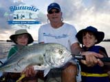 Family fishing charter Fort Pierce, Florida.